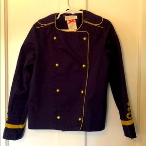 H&M Navy Jacket with gold buttons